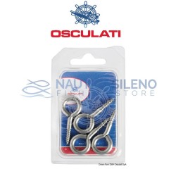 Occhiolo in acciaio inox a vite