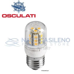 Lampadina a LED SMD zoccolo E14/E27 con copertura vetro dei LED