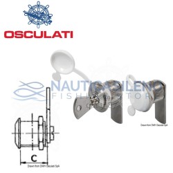 Serratura a cilindro con chiave Yale  20 mm