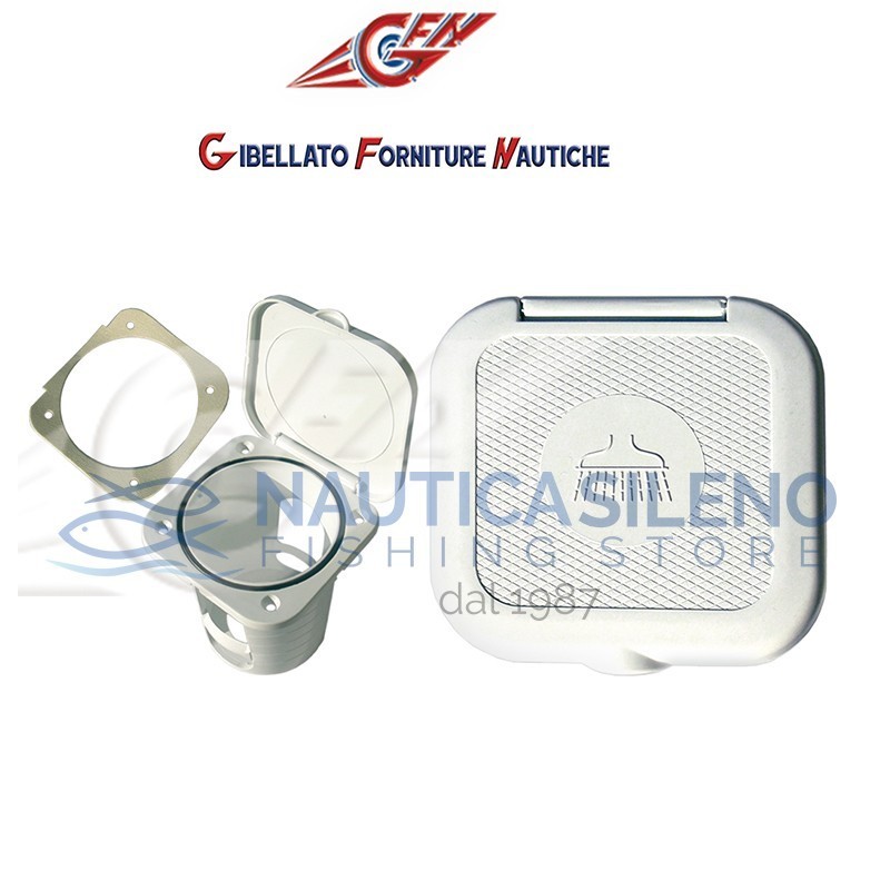 Contenitore porta doccia completo di guarnizione Contenitore porta doccia completo di guarnizione