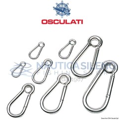 Moschettone inox occhio mm 10