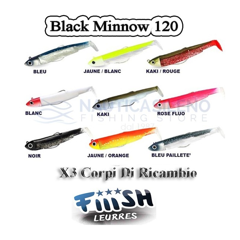 Black Minnow  120 n°3  - Corpi di ricambio