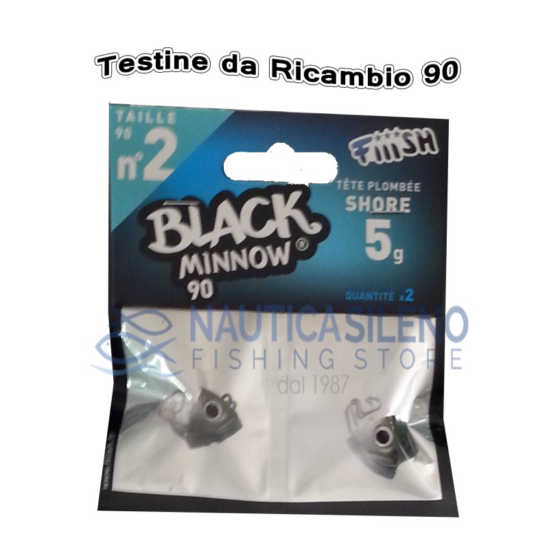 Testine da Ricambio Black Minnow