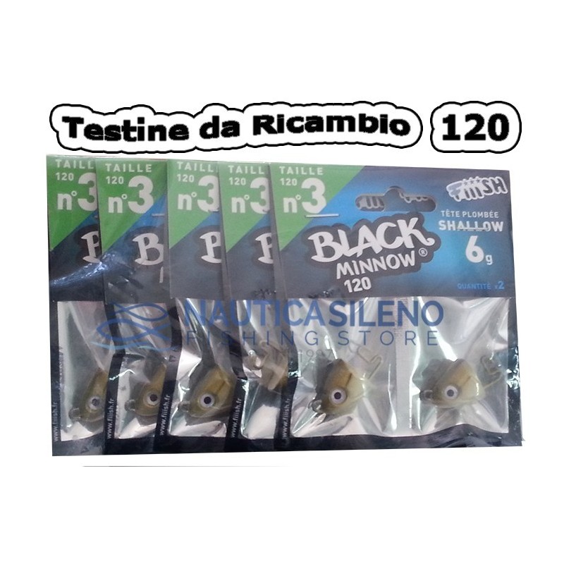 Testine da Ricambio Black Minnow