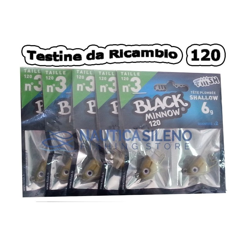 Testine da Ricambio Black Minnow