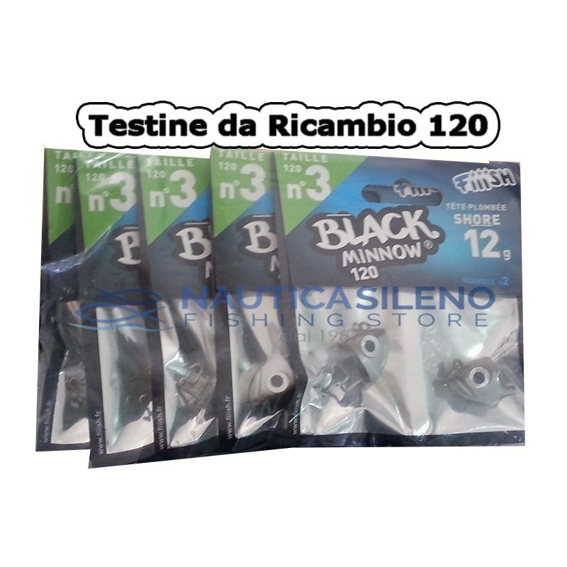 Testine da Ricambio Black Minnow